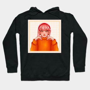 Pink and Orange Hoodie